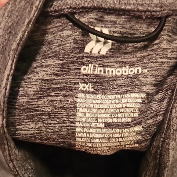 All In Motion Running Charcoal Full-Zip Jacket - Picture 4 of 6